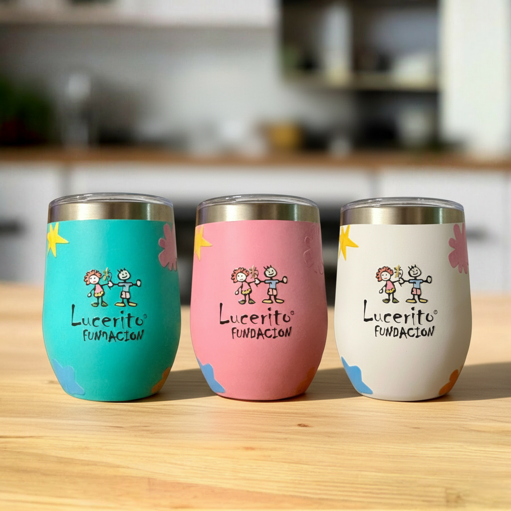 Vaso en acero inoxidable full color
