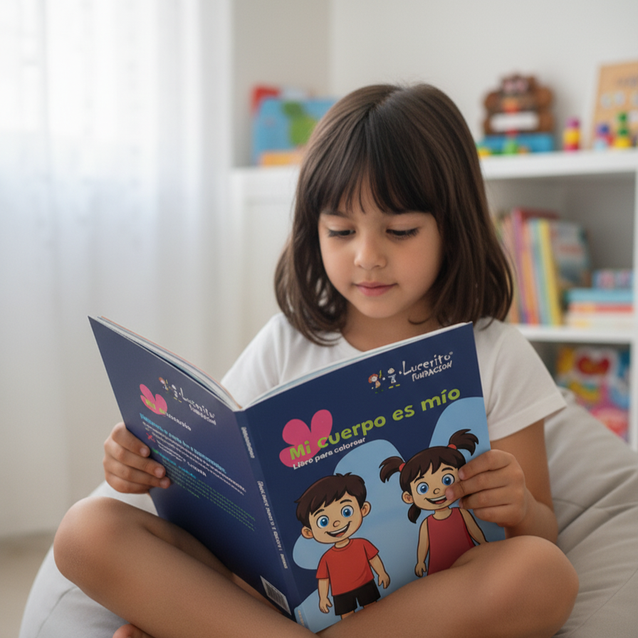 Cartilla para colorear “Mi cuerpo es mío”