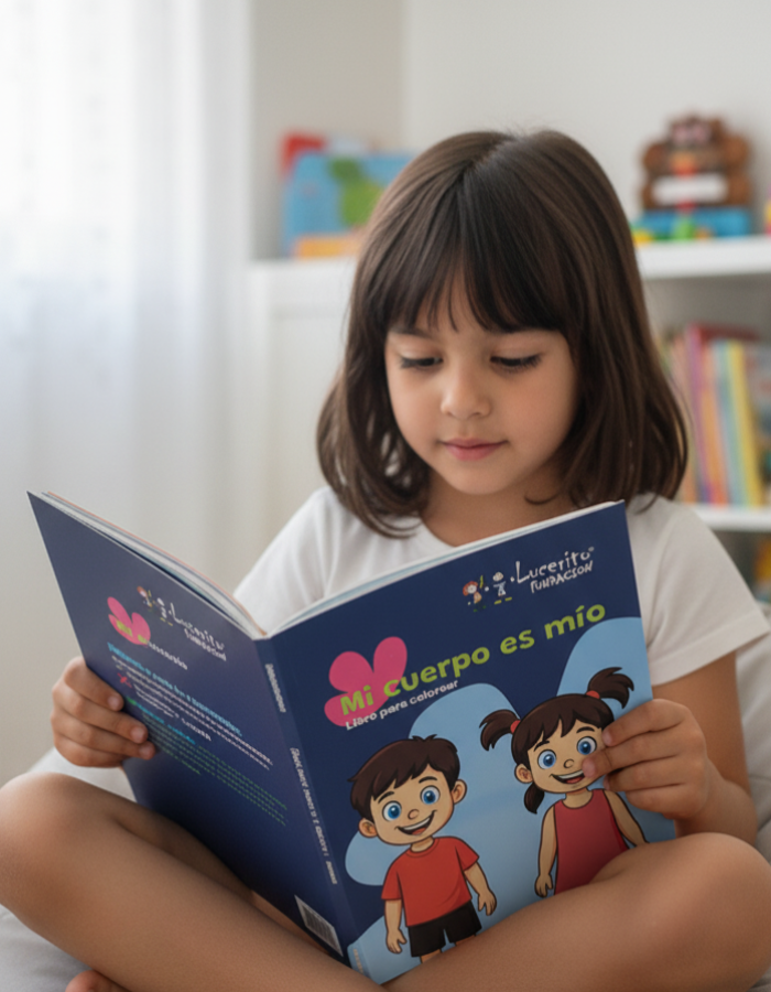 Cartilla para colorear “Mi cuerpo es mío”